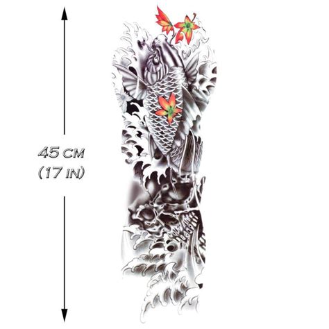 Koi And Chrysanthemum Leg Half Sleeve Tattoo By Dana Helmuth Tattoonow