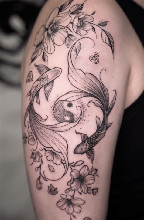 Koi Yin Yang Tattoo Tattoo Icsl Edu Gr