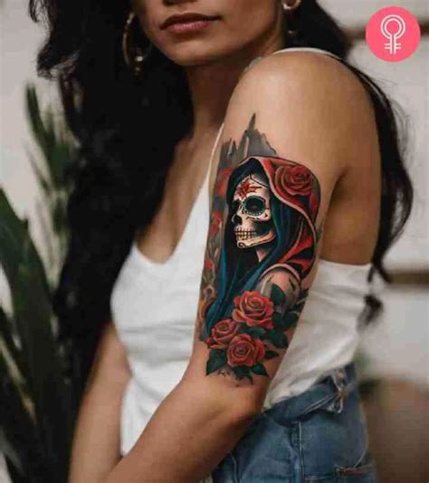 La Santa Muerte Tattoo Meaning 90 Santa Muerte Designs Flash Your Tat Tattoo Design