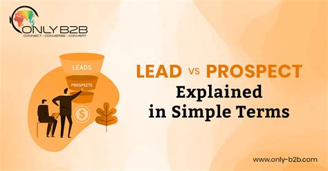 Lead Vs Prospect Explained In Simple Terms Only B2b Lead Vs Prospect Explained In Simple Terms Only B2b