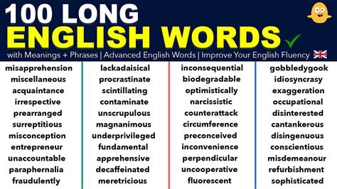 Learn 100 Long English Vocabulary Words With Meanings Example Phrases Improve English Learn 100 Long English Vocabulary Words With Meanings Example Phrases Improve English
