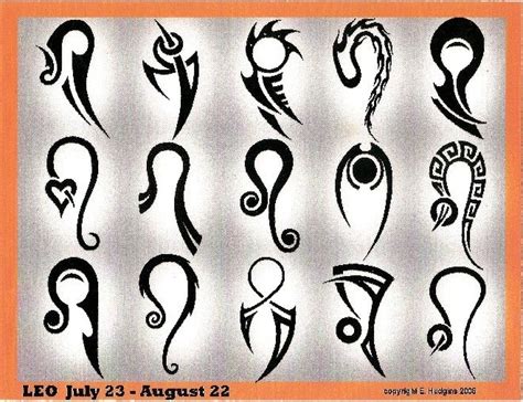 Leo Zodiac Sign Tribal Tattoo Design By Elenoosh On Deviantart Leo Zodiac Sign Tribal Tattoo Design By Elenoosh On Deviantart