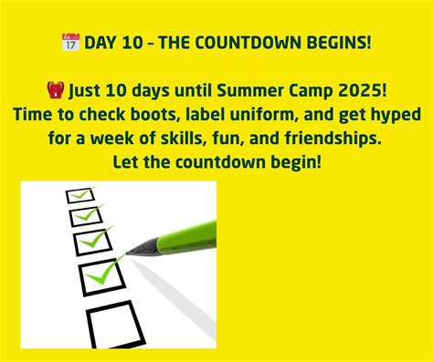 Let The Countdown Begin Our First Summer 2025 Students Are Arriving This Sunday It S Time To Pack Your Bags Summer Students Have Received Emails Detailing Everything They Ll Need But Just In Case