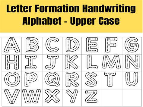 Letter Formation Handwriting Alphabet Upper Case Teaching Resources Letter Formation Handwriting Alphabet Upper Case Teaching Resources