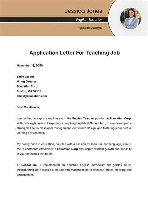 Libreng Formal Letter Of Application For A Teaching Job Libreng Formal Letter Of Application For A Teaching Job