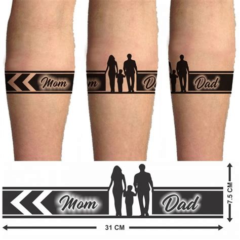 Lion Band Mom Dad Tattoo Ring Voorkoms Mom Dad Hand Band Tattoo New Designs Men And