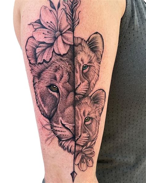 Lion Lioness Tattoo Designs