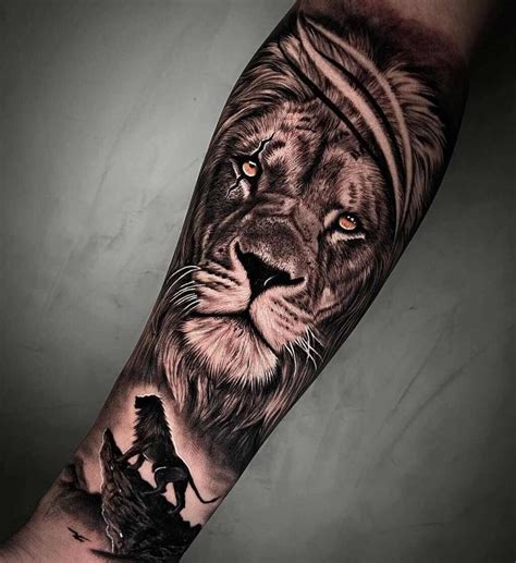 Lion Tattoo Designs for Guys