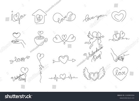 Love And Valentines Lettering Set Heart Continuous Line Drawing Small Tattoo Print For Clothes And Logo Design One Single Line On A White Background Isolated Vector Illustration Stock Vektor Adobe Stock Love And Valentines Lettering Set Heart Continuous Line Drawing Small Tattoo Print For Clothes And Logo Design One Single Line On A White Background Isolated Vector Illustration Stock Vektor Adobe Stock