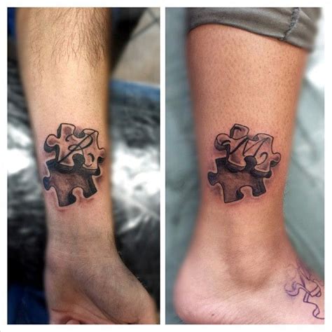 Love Puzzle Piece Tattoo