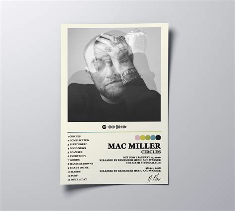 Mac Miller Album Posters Radial Posters