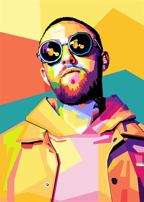 Mac Miller Wpap Pop Art Scribbletime Buy Illustrations And Artworks Made By Digital Artist Wow Fan