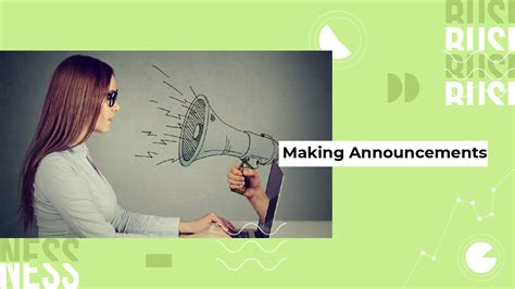 Making Announcements