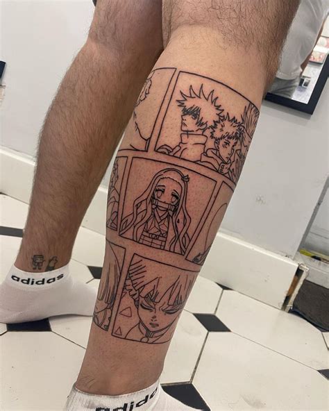 Manga Panel Tattoo Designs