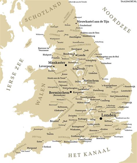 Map Of England With City Names In Dutch R Mapporn Map Of England With City Names In Dutch R Mapporn