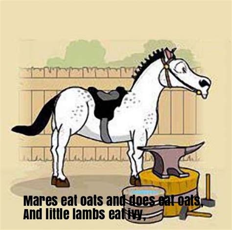 Mares Eat Oats Nursery Rhyme Lyrics Nursery Rhymes Nursery Rhymes Lyrics Rhymes Lyrics