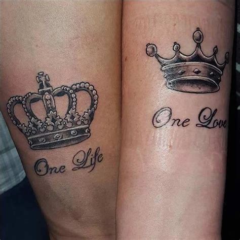 Matching King And Queen Crown Tattoo Designs Matching King And Queen Crown Tattoo Designs