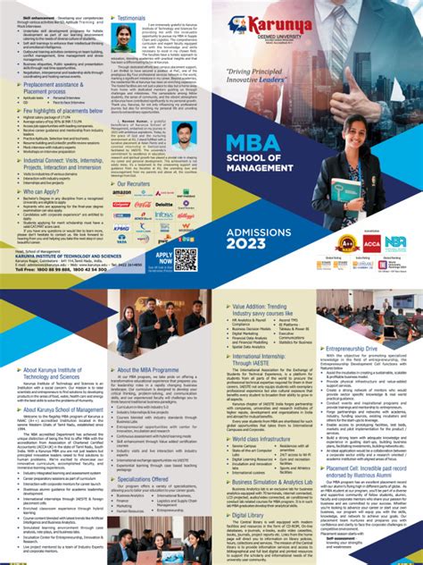 Mba Brochure Pdf