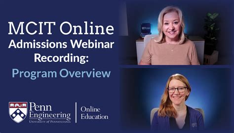 Mcit Admissions Penn Engineering Onlinepenn Engineering Online