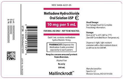 Methadone Solution Package Insert Prescribing Info Moa