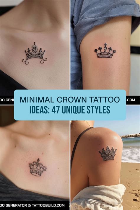 Minimal Crown Tattoo Ideas 47 Unique Styles