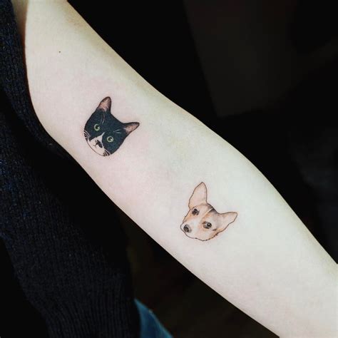Minimalist Cats Tattoo Kickass Things