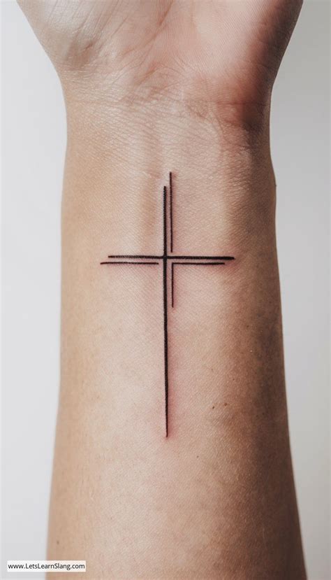 Minimalist Cross Wrist Tattoo Cross Tattoo On Wrist Cross Tattoos For Women Wrist Tattoos