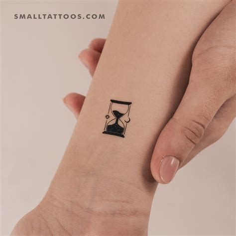 Minimalist Hourglass Temporary Tattoo Set Of 3 Small Tattoos Minimalist Hourglass Temporary Tattoo Set Of 3 Small Tattoos