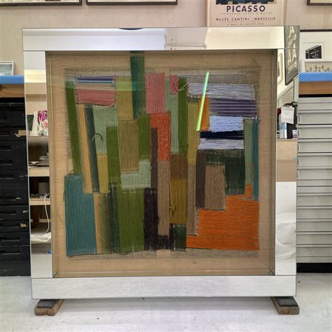 Modern Art Canvas Stretching Techniques Se1 Picture Frames Conservation Framing London