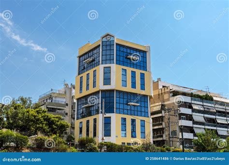 Modern Design Business Office Building In Athens Editorial Photo Image Of Office Business
