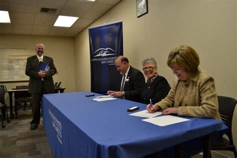 Msjc Cal State San Marcos Sign Historic Transfer Agreement Temecula Ca Patch