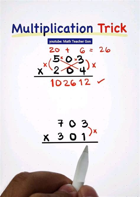 Multiplication Tricks And Methods Multiplication Tips And Tricks Multiplication Tricks And Methods Multiplication Tips And Tricks