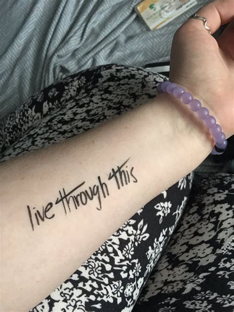 My Live Through This Tattoo R Hole