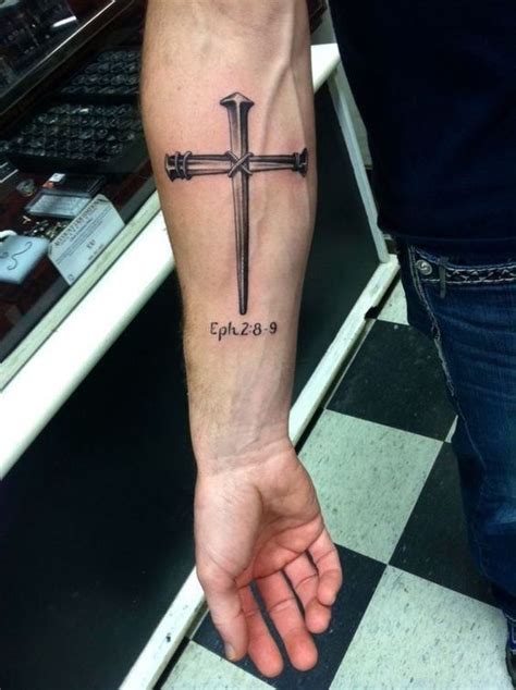 5 Nail Cross Tattoo Ideas