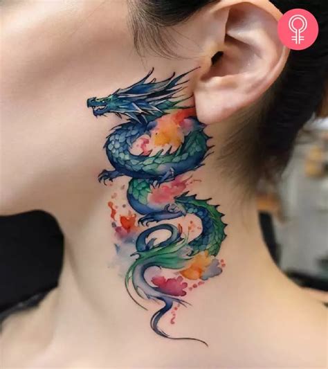 Neck Dragon Tattoo Neck Dragon Tattoo Inkhub