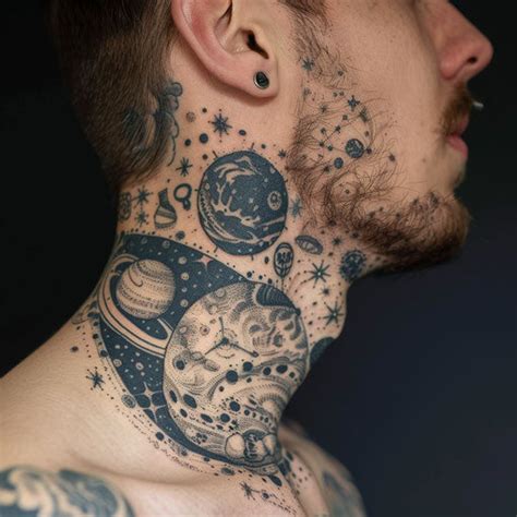 Neck Tattoo Stencil Tattoo Kit By Imagella On Deviantart