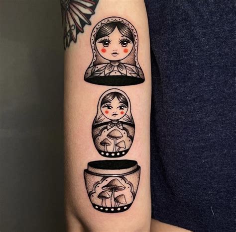 5 Nesting Doll Tattoo Ideas