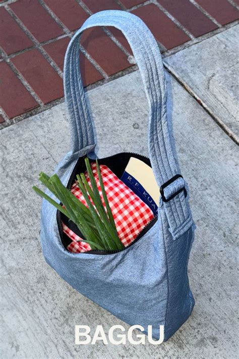 New Print Digital Denim In 2025 Shoulder Bag Bags Baggu