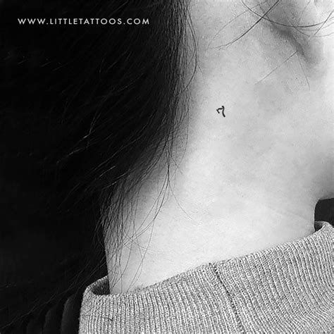 Number 7 Temporary Tattoo Set Of 3 Temporary Little Tattoos