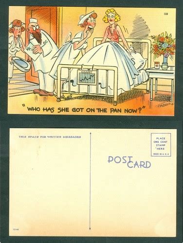 Nurse She S Awake Postcard