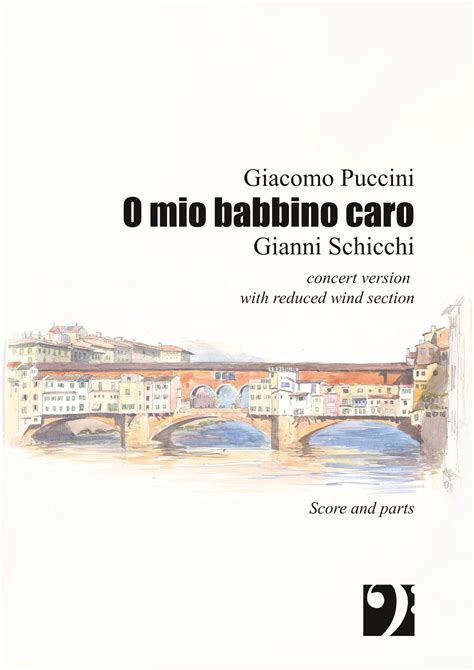 O Mio Babbino Caro Concert Version With Reduced Wind Section Arr Patricio Cueto By Giacomo