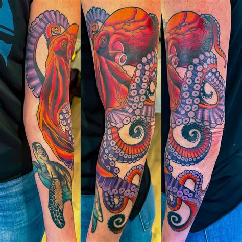 Octopus Sleeve By Adam Sky Morningstar Tattoo Belmont Bay Area California R Tattoos Octopus Sleeve By Adam Sky Morningstar Tattoo Belmont Bay Area California R Tattoos