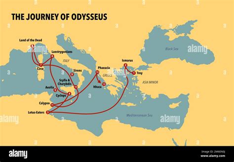 Odysseus Journey 12 Island Stops Pdf Odysseus Odyssey