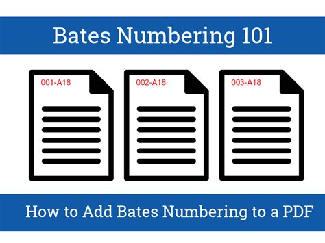 One Stop What Is Bates Numbering In Pdf And How To Add It