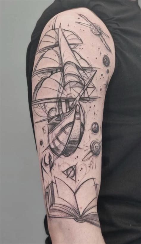 One Thing I Never Expected To Do Was A Treasure Planet Tattoo But Boy Was It Fun To Do I Watched It For The First Time In Order To Design This Tattoo