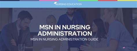 Online Msn Programs In Nursing Administration Find A School
