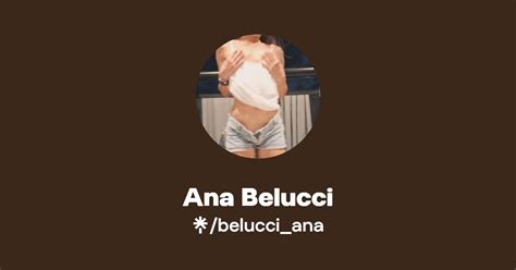 Onlyfans Ana Belucci I Gave A Soft Knock And