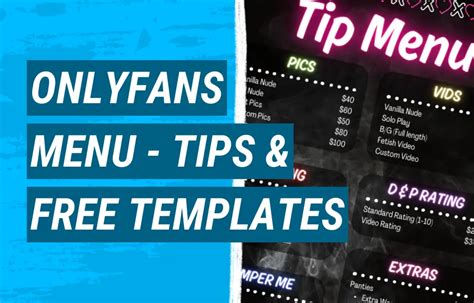 Onlyfans Menu Tips Free Templates Thefansguide Onlyfans Menu Tips Free Templates Thefansguide