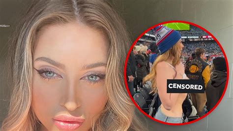 Onlyfans Model Ava Louise Flashes Chest At Nfl Game After Client Request