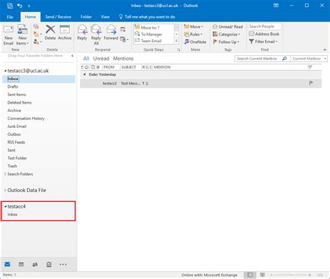 Open A Shared Mailbox In Outlook 2016 For Windows Information Services Division Ucl University College London